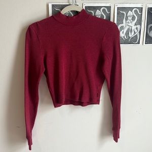 Aritzia TNA Mock Neck Top